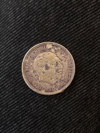Moneda 5 pesetas 1957