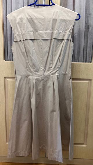 Vestido gabardina Zara