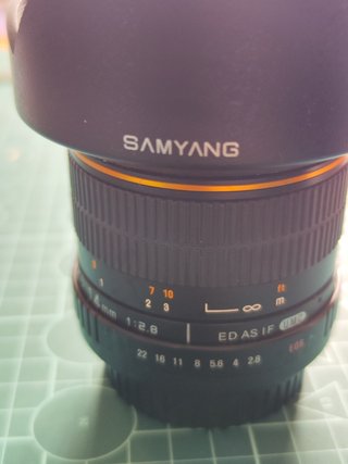 objetivo Samyang 14mm 2.8