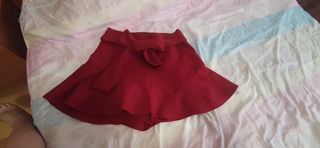 NUEVA Falda ZARA Bermuda COQUETTE Lazo M