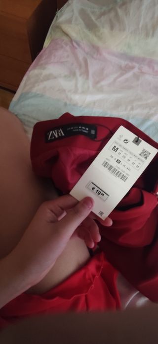 NUEVA Falda ZARA Bermuda COQUETTE Lazo M