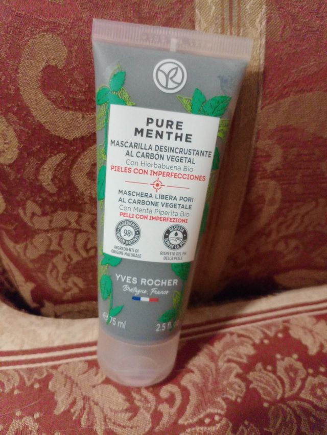 Maschera libera pori al carbone vege