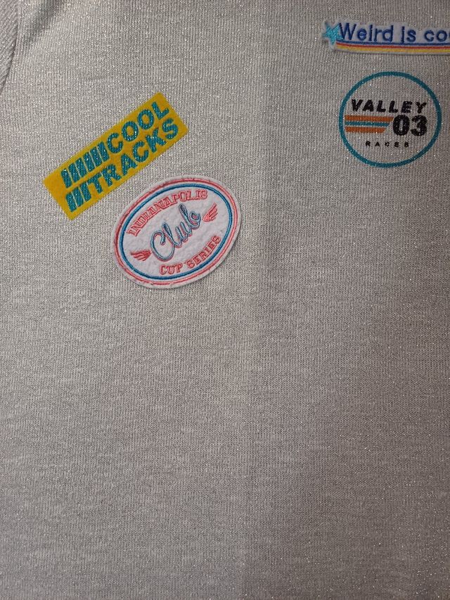 Camiseta de brillo zara