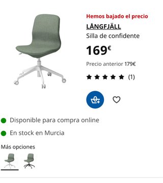 Silla escritorio ikea