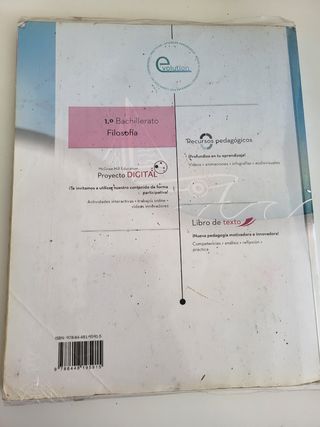 Libro Filosofía 1⁰ Bachillerato