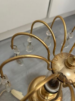 Lámparas de lagrimas antiguas mesita noche