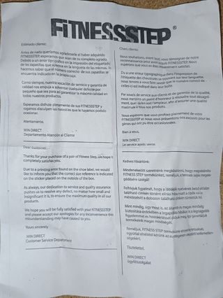 FITNESS STEP Snesker con suela curva