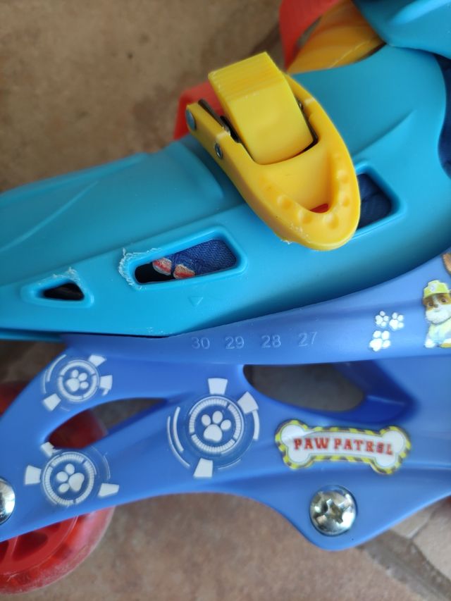 Patines 3 ruedas niños tallas 27 a 30