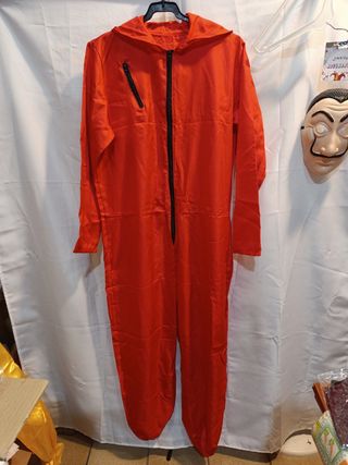 Disfraz La casa de papel Adulto + Rifle + Mascara