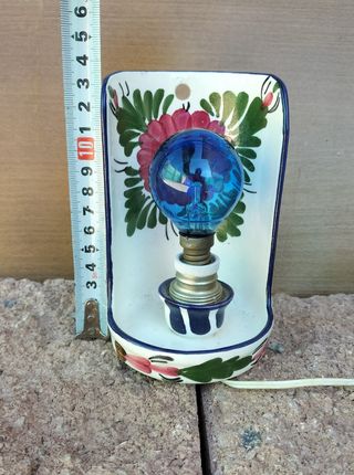 Lampara vintage de cerámica