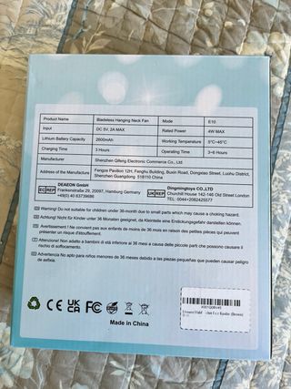 Ventilador de cuello