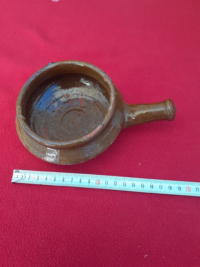 Olla francesa antigua barro