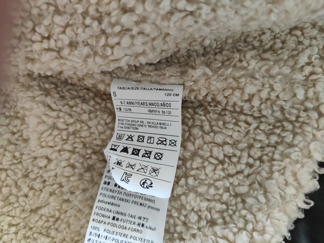 Chaqueta niña Benetton