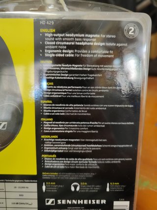 Cascos Sennheiser HD 429