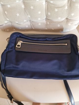 Bolso naylon y piel