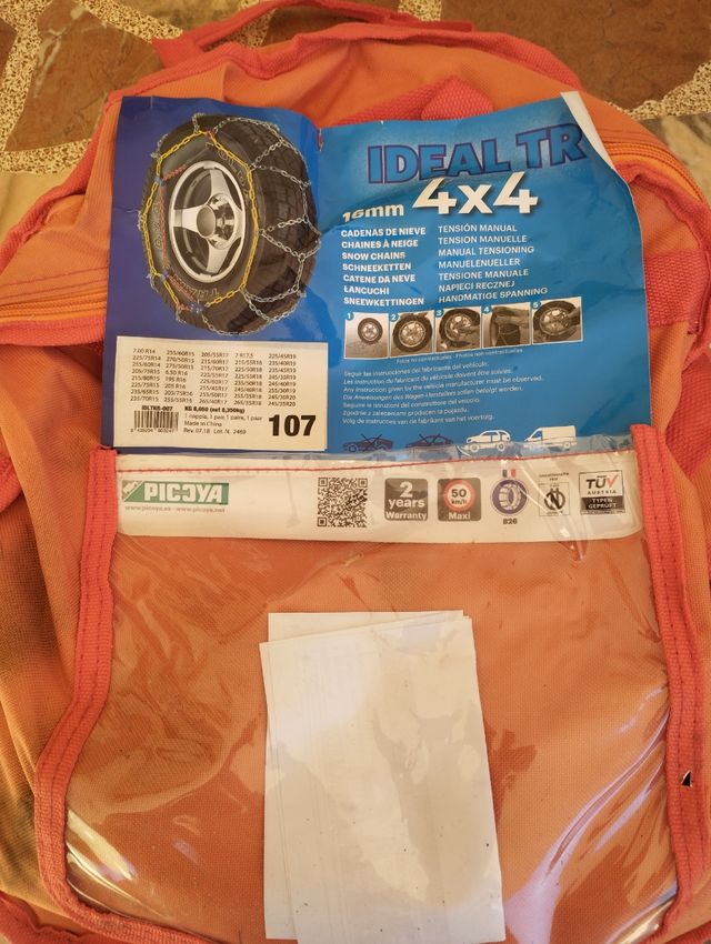 Cadenas de nieve 4x4