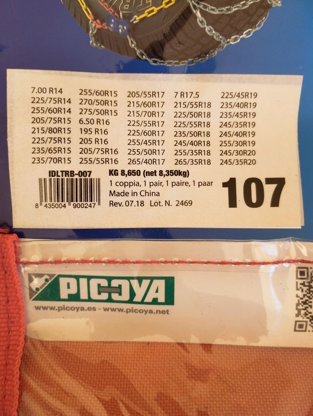 Cadenas de nieve 4x4