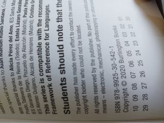 Student's book 1 bachillerato Burlington