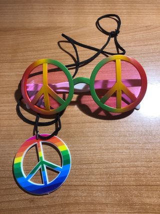 Accesorios disfraz hippie