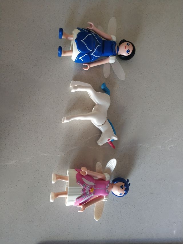 Hadas Playmobil y unicornio