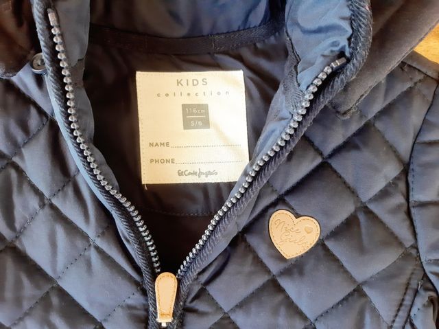 Abrigo El Corte inglés niña T.6