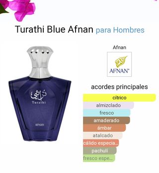 AFNAN TURATHI BLUE FRAGANCIA PARA HOMBRES 