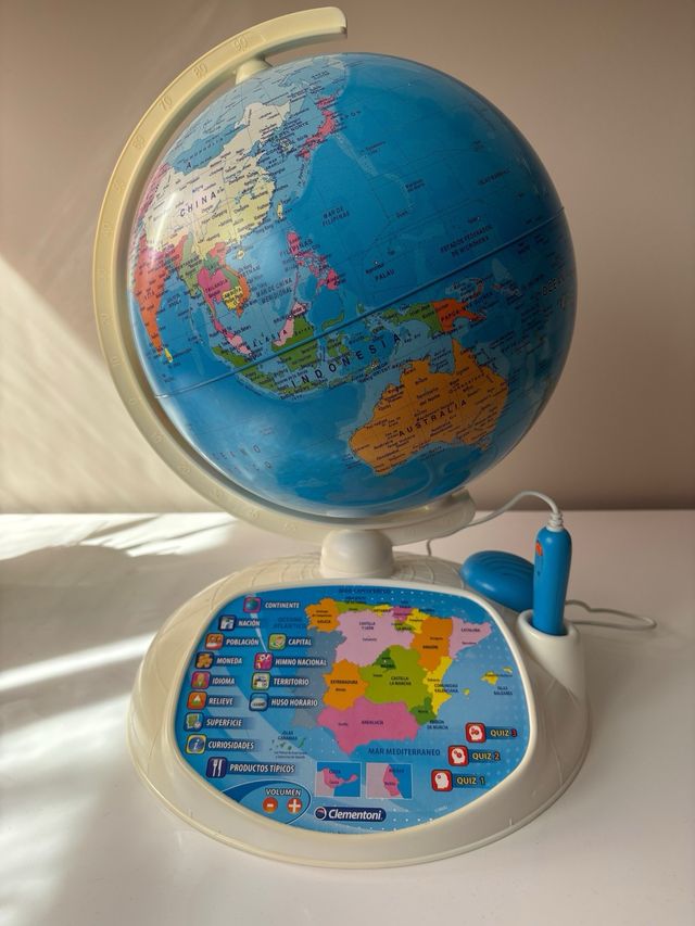 Globo terraqueo interactivo