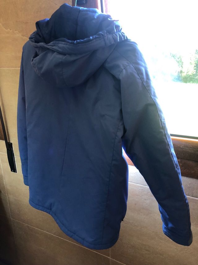 Cazadora t14 neak peak azul con capucha