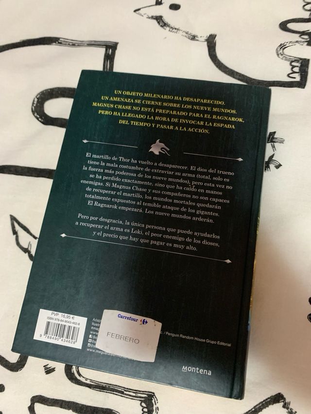 Libro Dioses de Asgard y el martillo de Thor