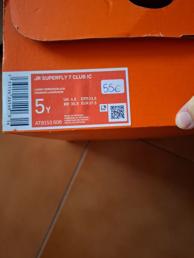 Botas de fútbol sala nike