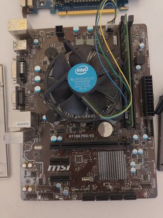 Lote de placa base+ram+procesador 