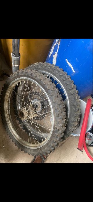 3 ruedas honda xr 650 r 400 600 2-delante 1-atras
