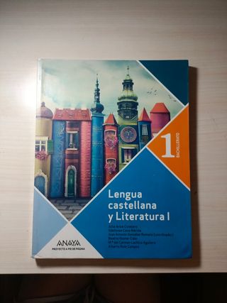 LIBRO BACHILLERATO LENGUA CASTELLANA Y LITERIATURA