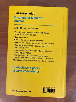 Diccionario moderno de alemán