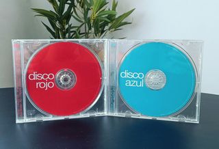 Pack Disco Rojo y Azul (Blanco y Negro)