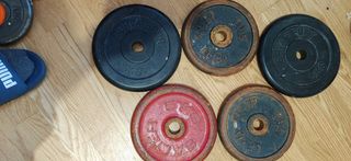 Discos, pesas 5 kg