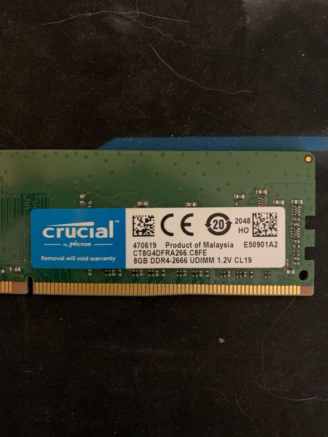Tarjetas ram 8gb