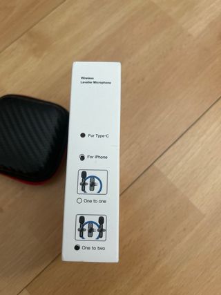 Par de microfonos inalámbricos.