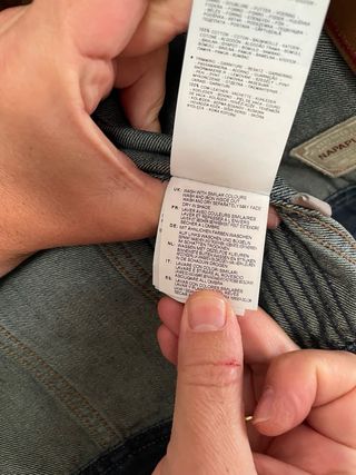 Cazadora vaquera hombre