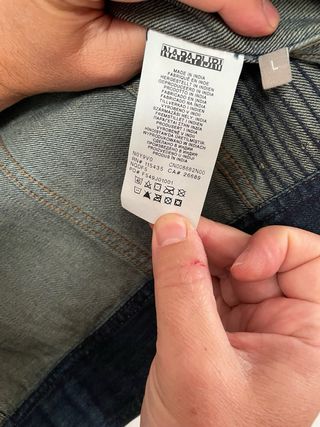 Cazadora vaquera hombre