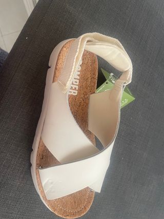 Sandalias piel camper mujer