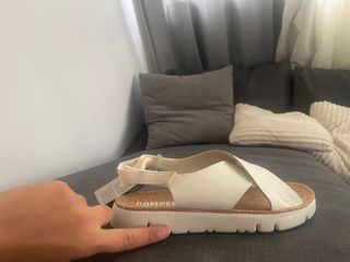 Sandalias piel camper mujer