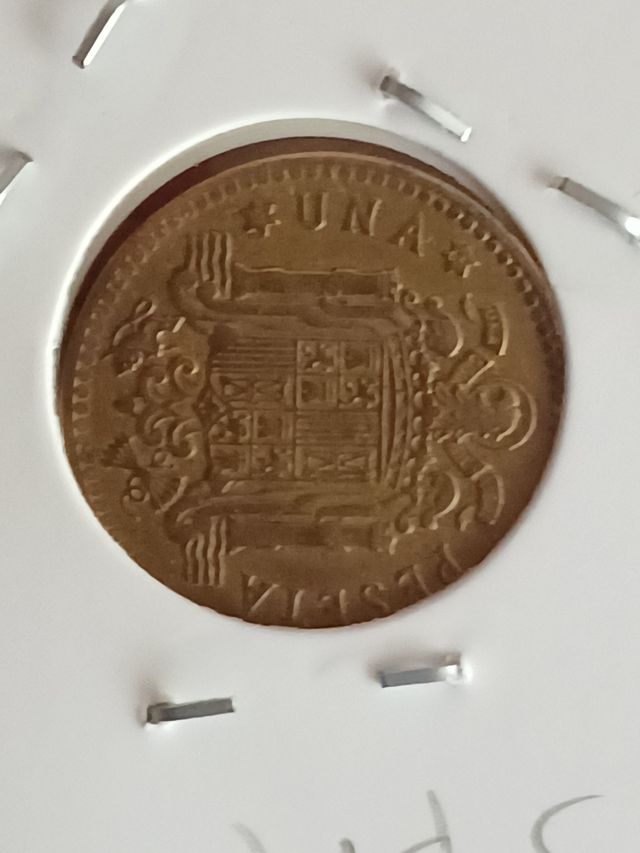 Moneda 1pta estado español Franco 1963