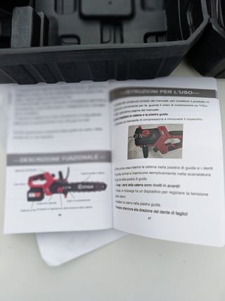 Motosega a batteria professionale