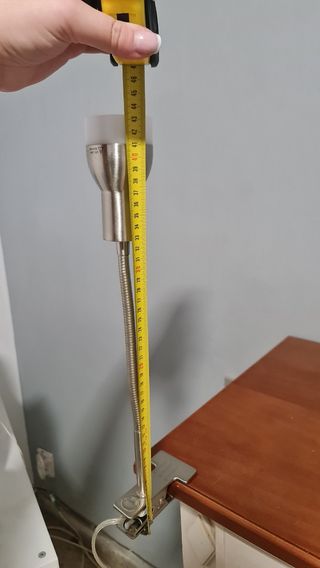 Lámpara regulable con pinza