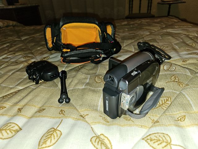 Videocámara Samsung mini disk