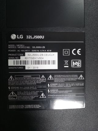 Vendo tiras de LED tvc LG 32