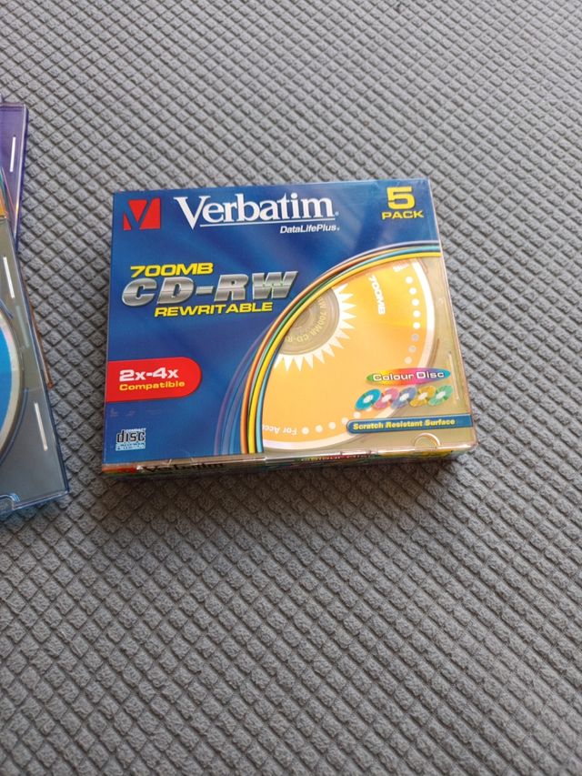 Lote CD re/grabable Verbatim