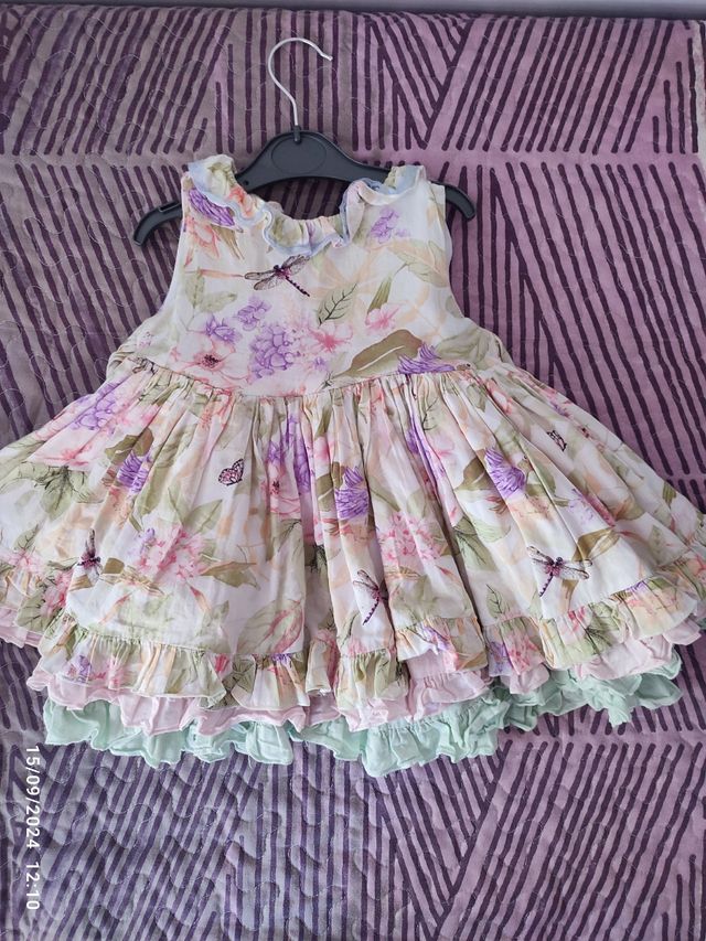 Vestido Sánchez de la vega talla 3 años 