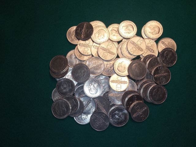 50 cts. 1966*68*71*73. 100 piezas sin circular.